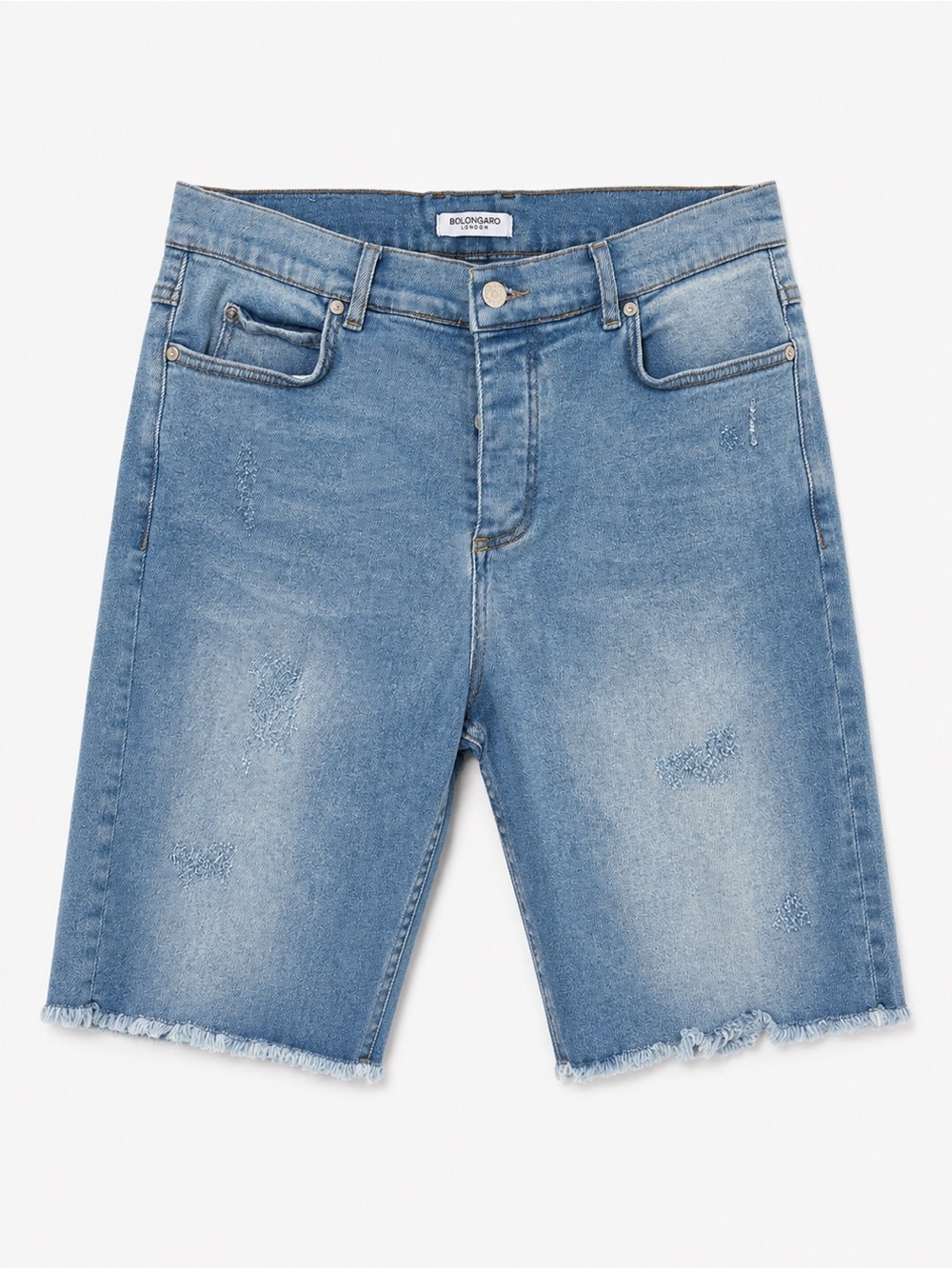 Bolongaro Trevor London Distressed Denim Shorts | Size 32 | Excellent Condition